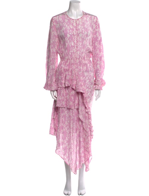 Preen Line Floral Print Long Dress