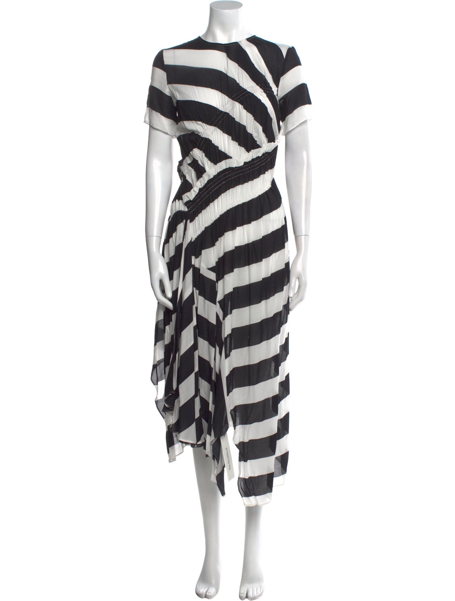 Preen Line Striped Long Dress