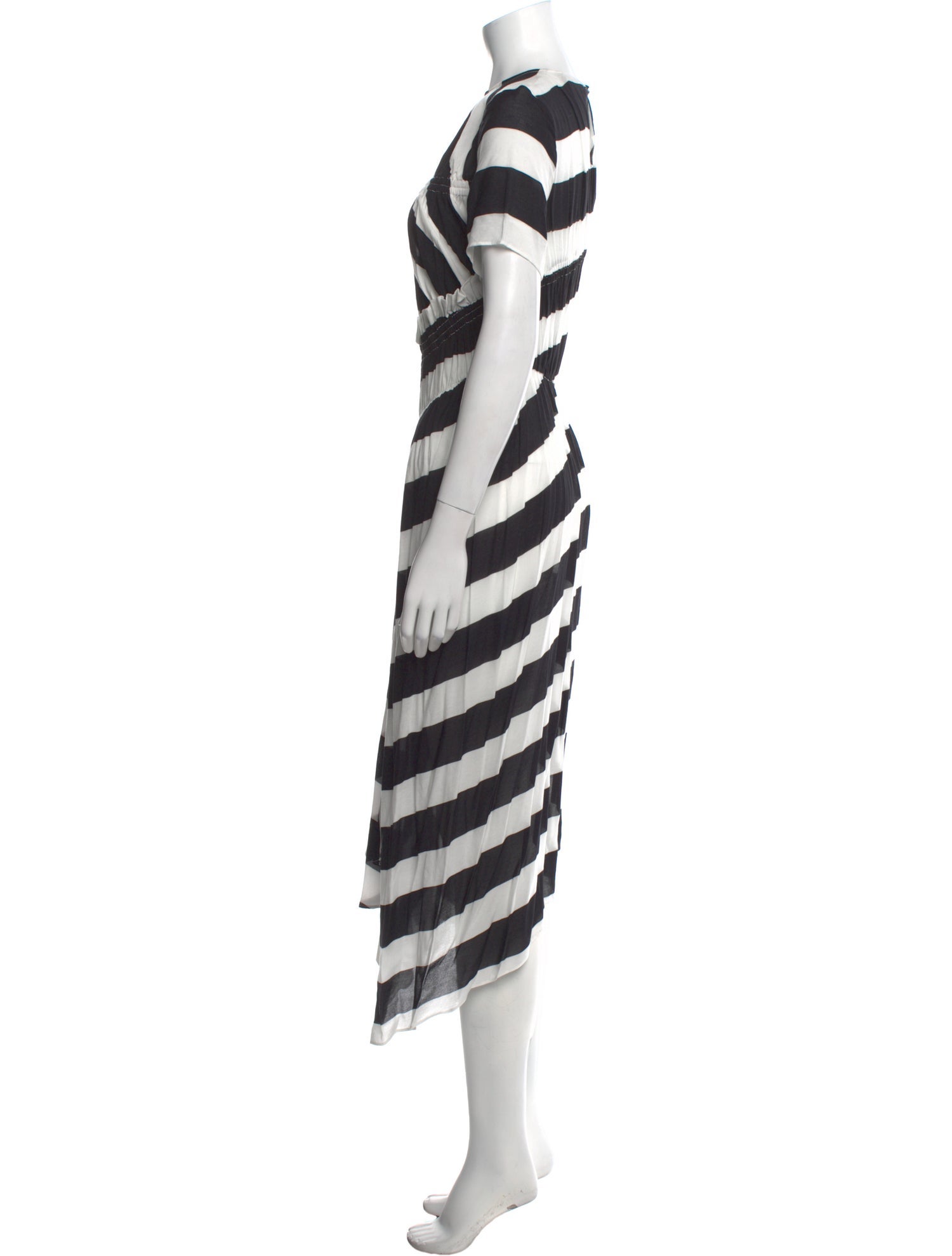 Preen Line Striped Long Dress