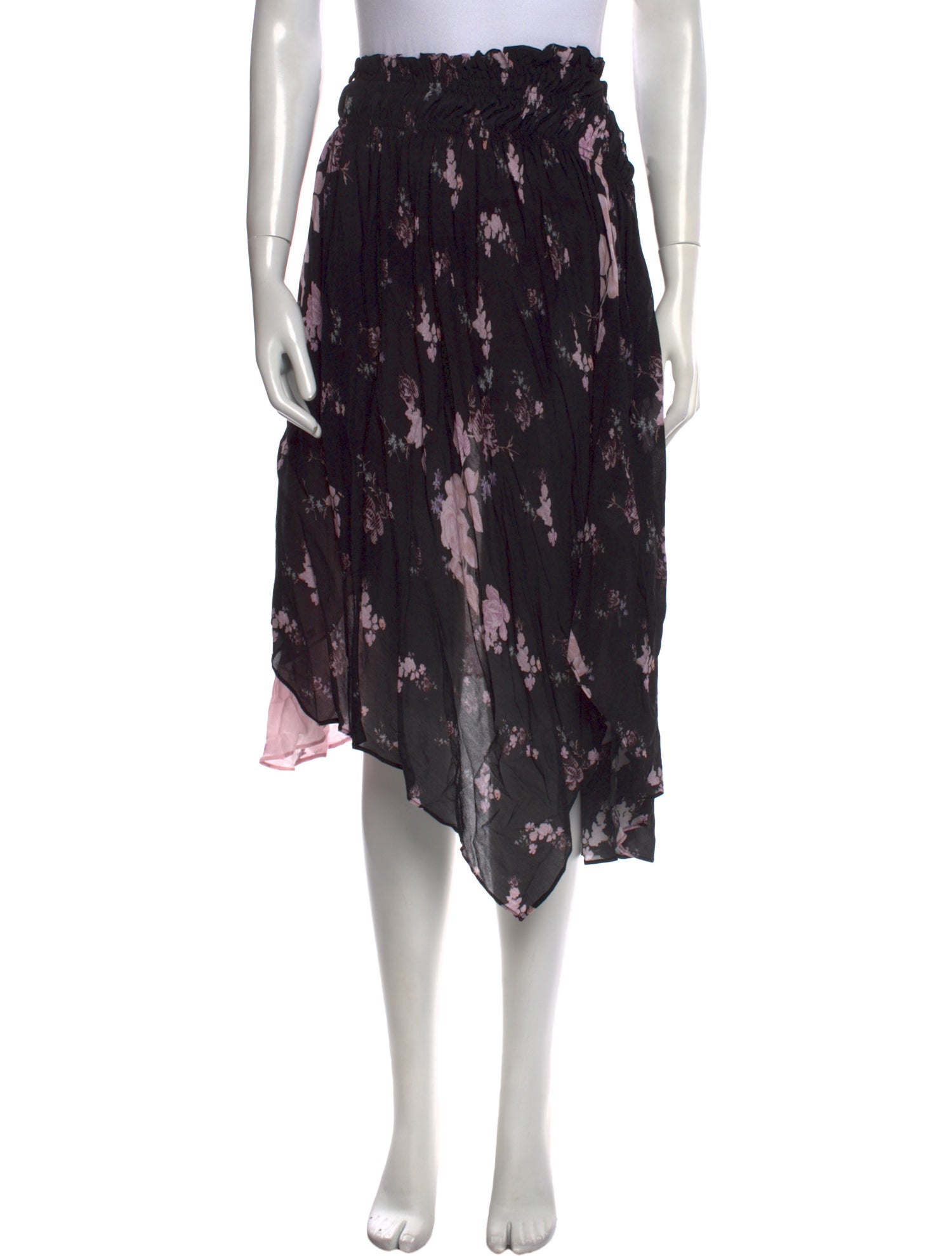 Preen Line Floral Print Midi Length Skirt w/ Tags