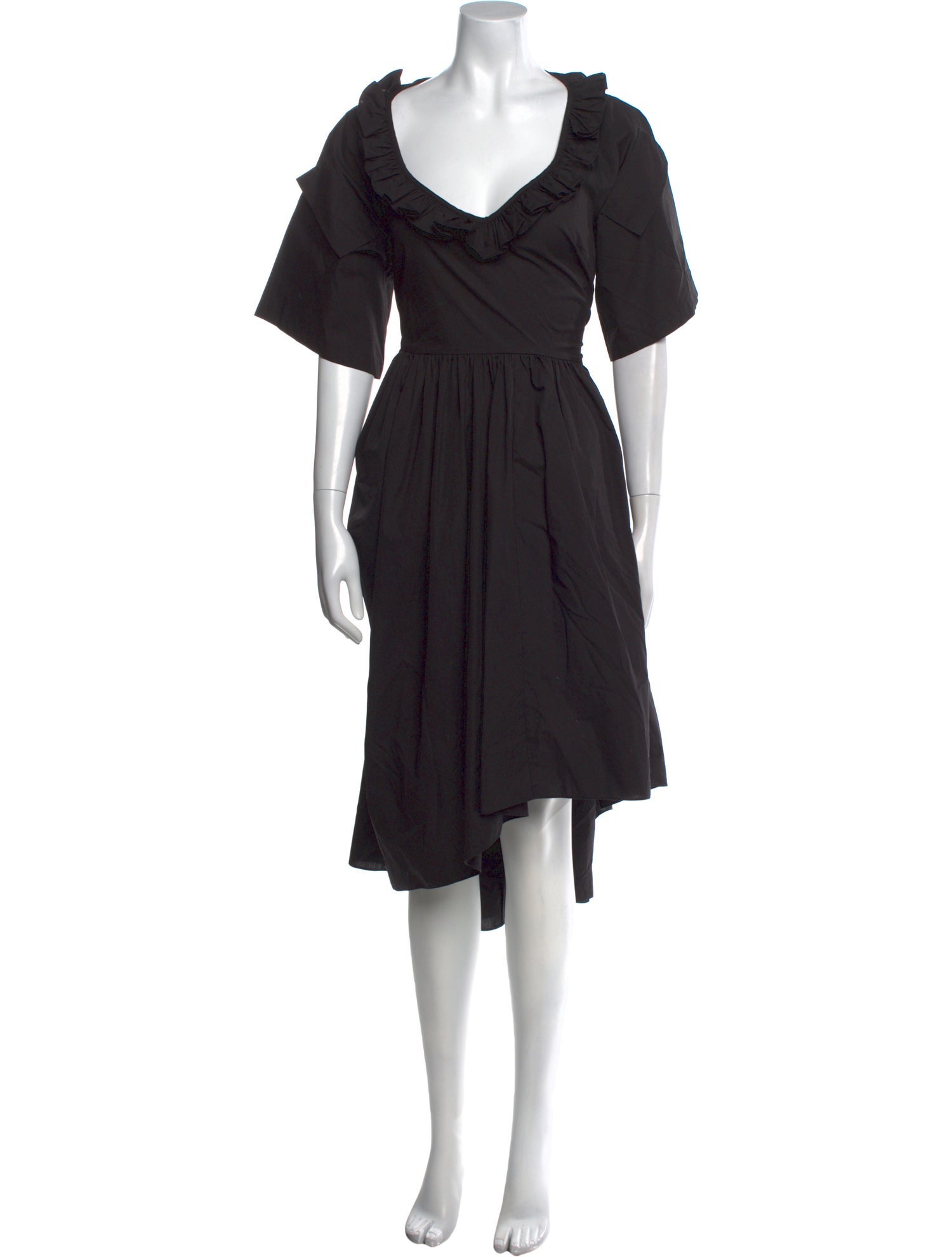 Preen Line V-Neck Long Dress