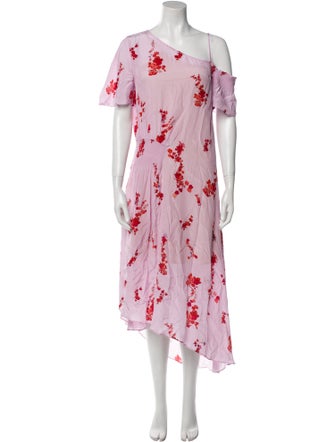 Preen Line Floral Print Long Dress