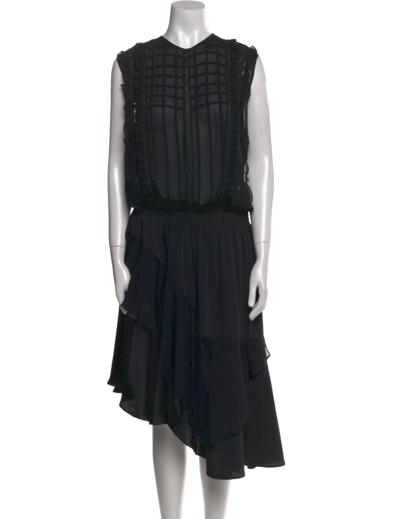 Preen Line Silk Midi Length Dress