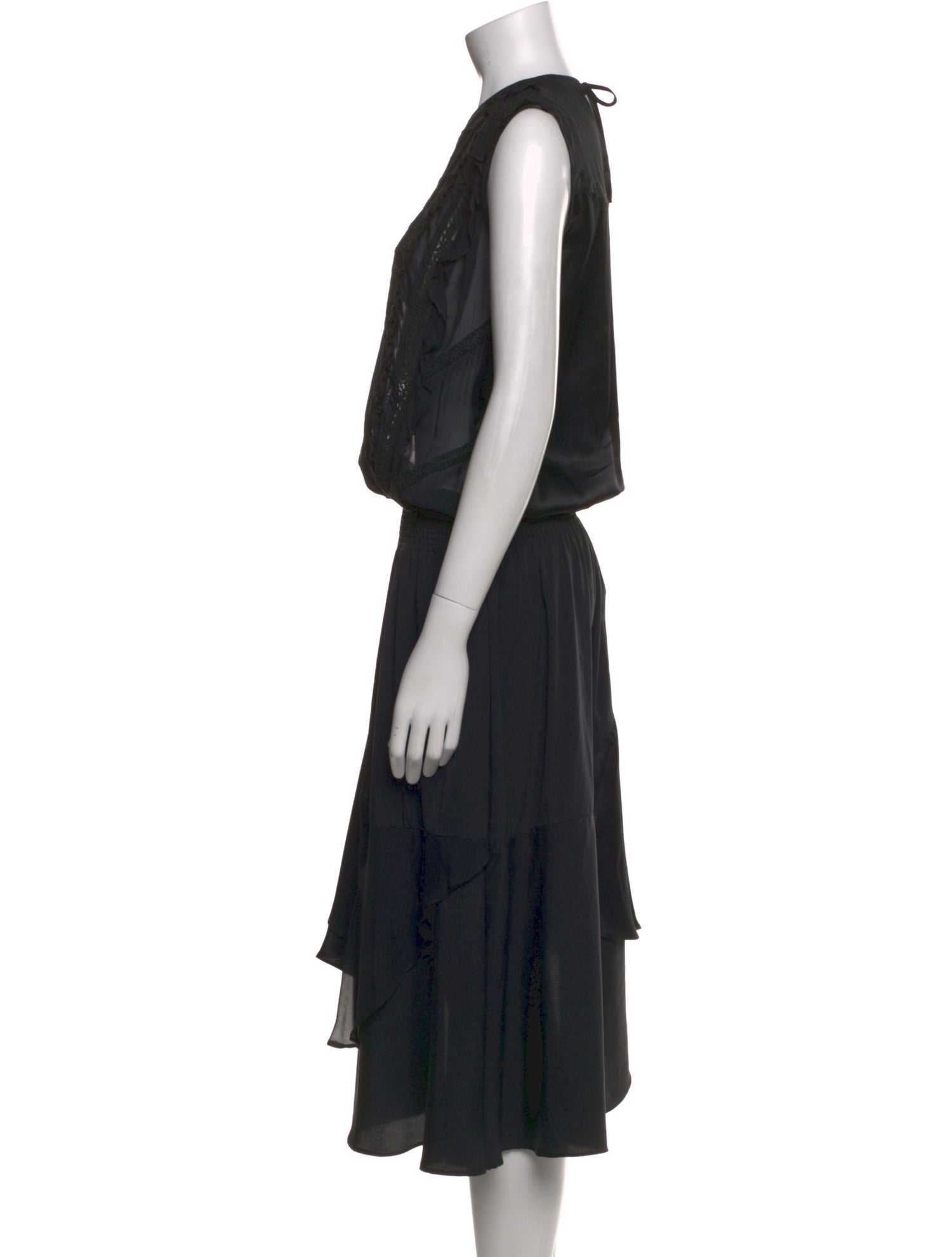 Preen Line Silk Midi Length Dress