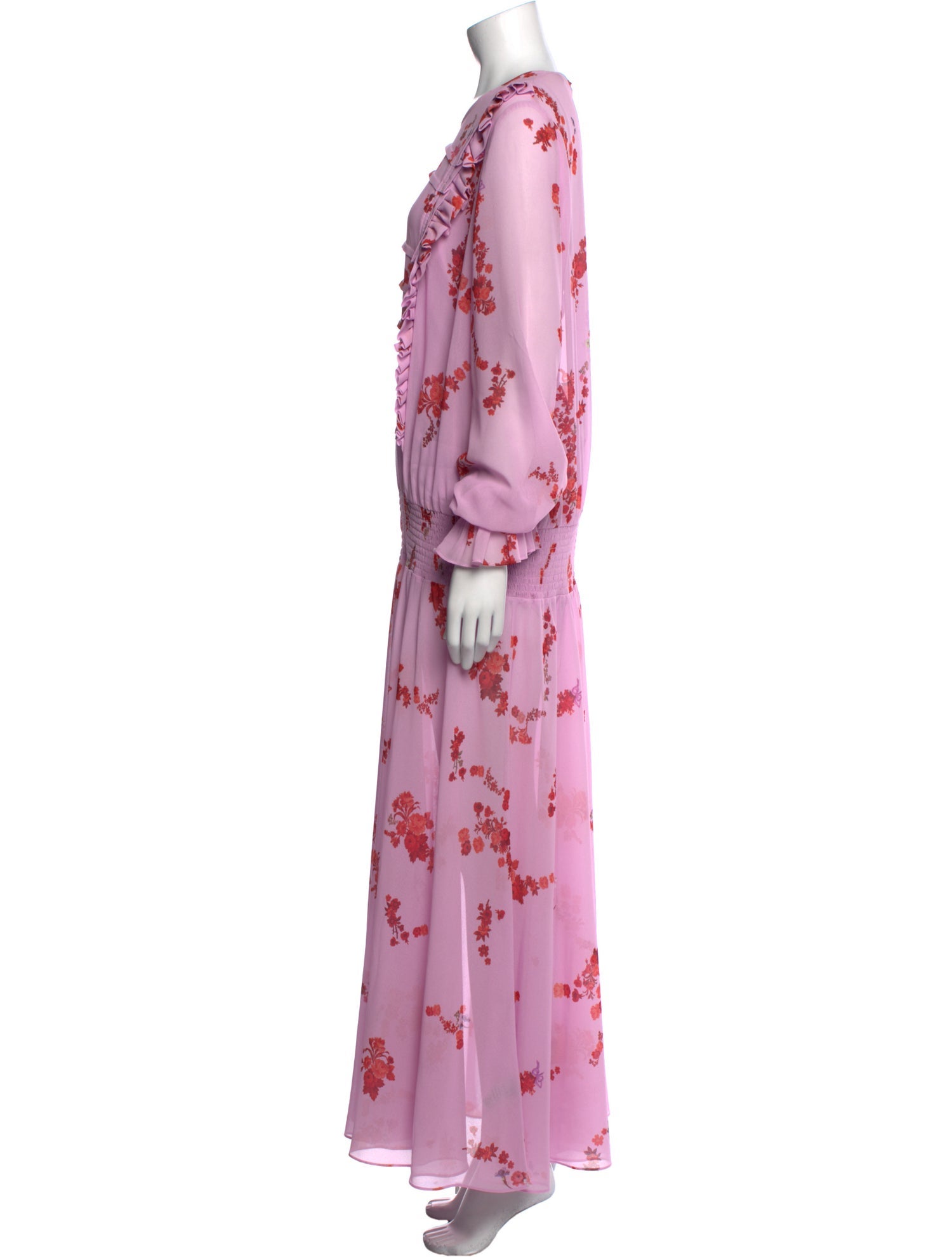Preen Line Floral Print Long Dress