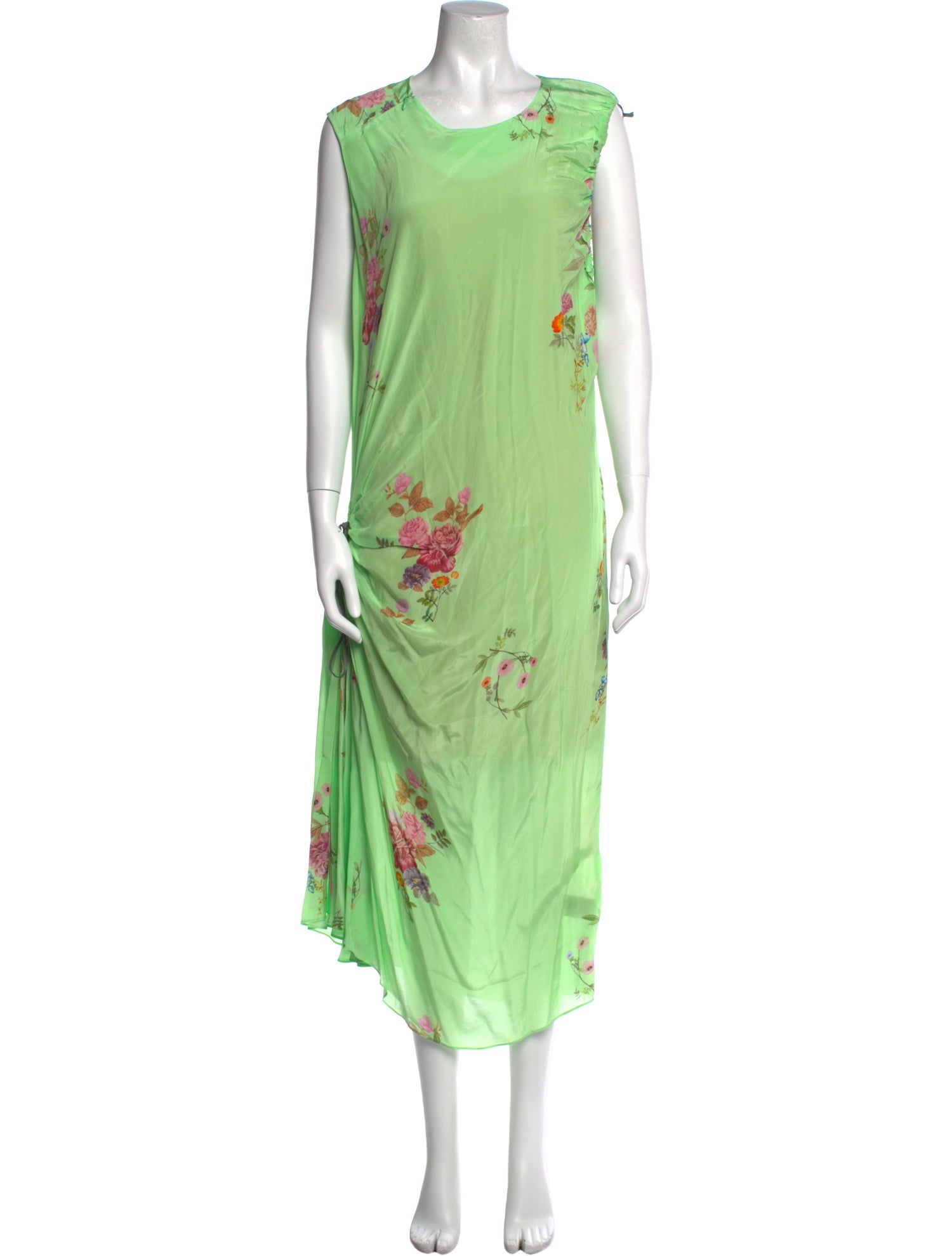 Preen Line Tie-Dye Print Midi Length Dress