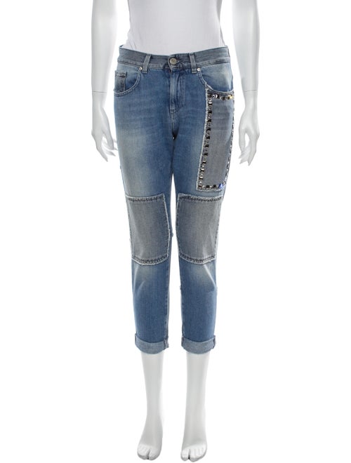 Pinko High-Rise Skinny Leg Jeans Blue