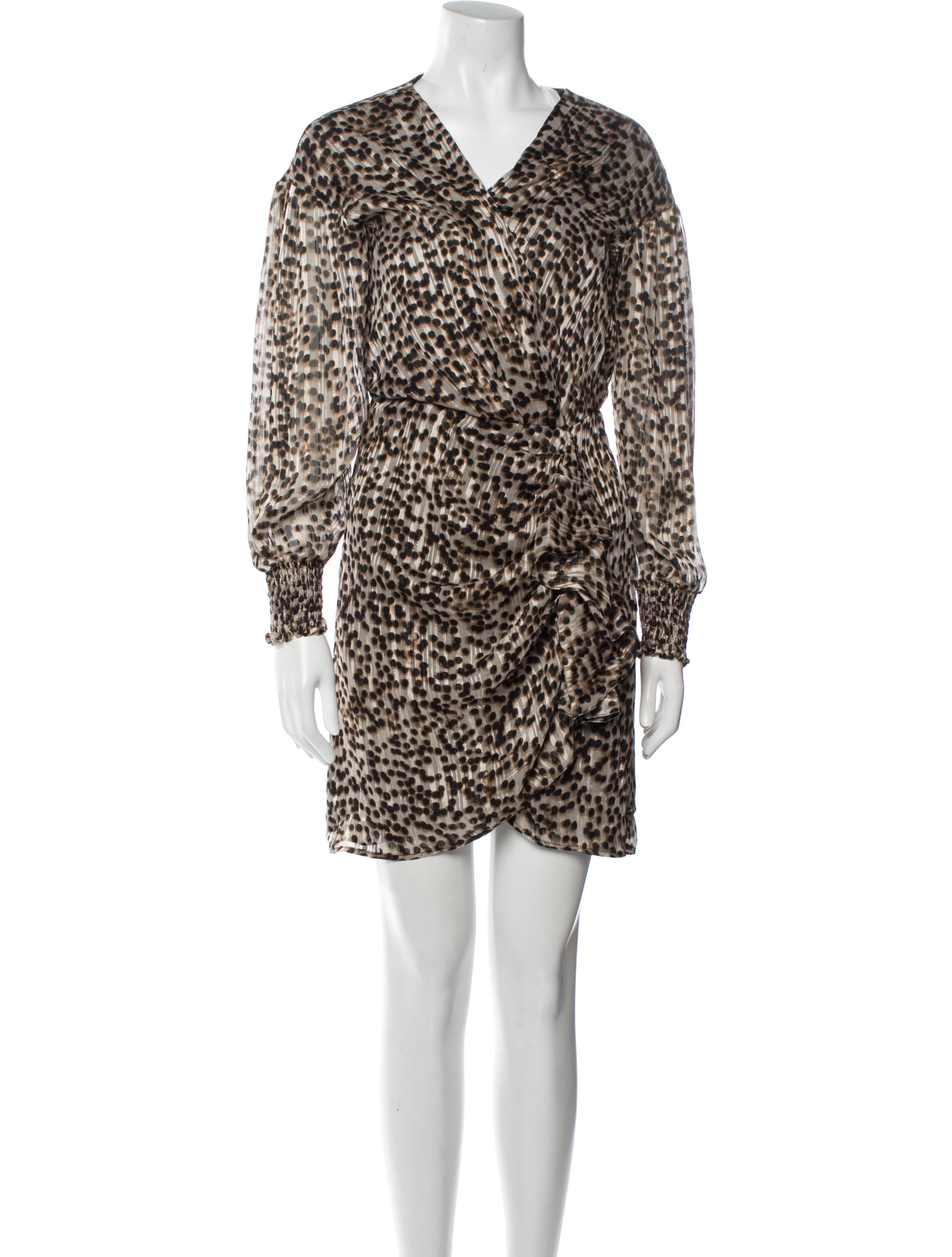Pinko Animal Print Mini Dress