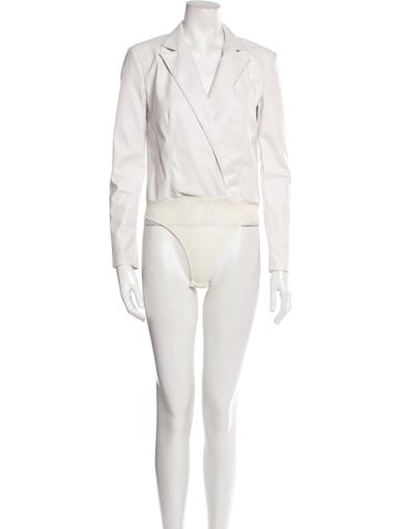 Pinko Tops V-Neck Long Sleeve Bodysuit Us2, It38 | XS