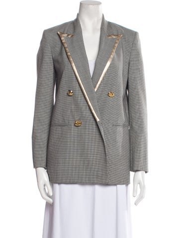 Pinko Jackets Plaid Print Blazer Us2, It38 | XS