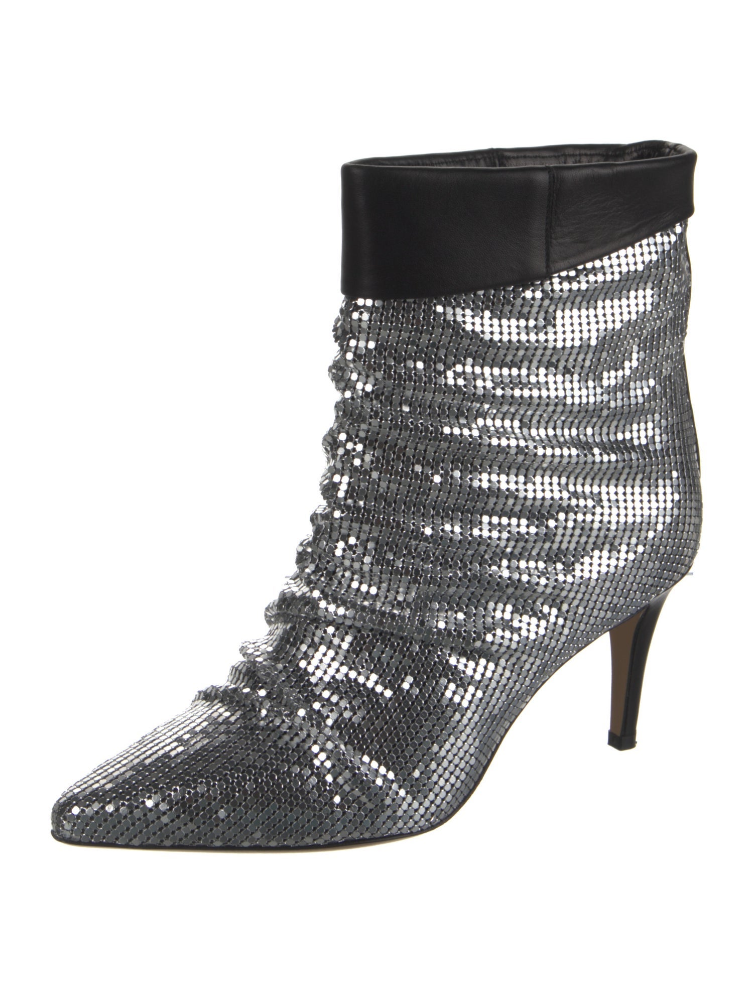 Pinko Metal Colorblock Pattern Boots