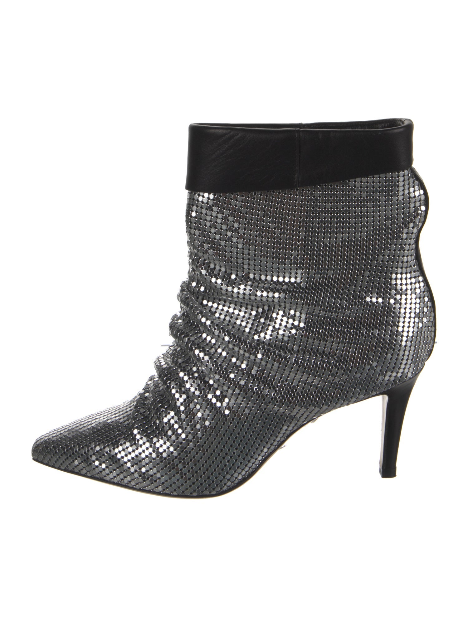 Pinko Metal Colorblock Pattern Slouch Boots