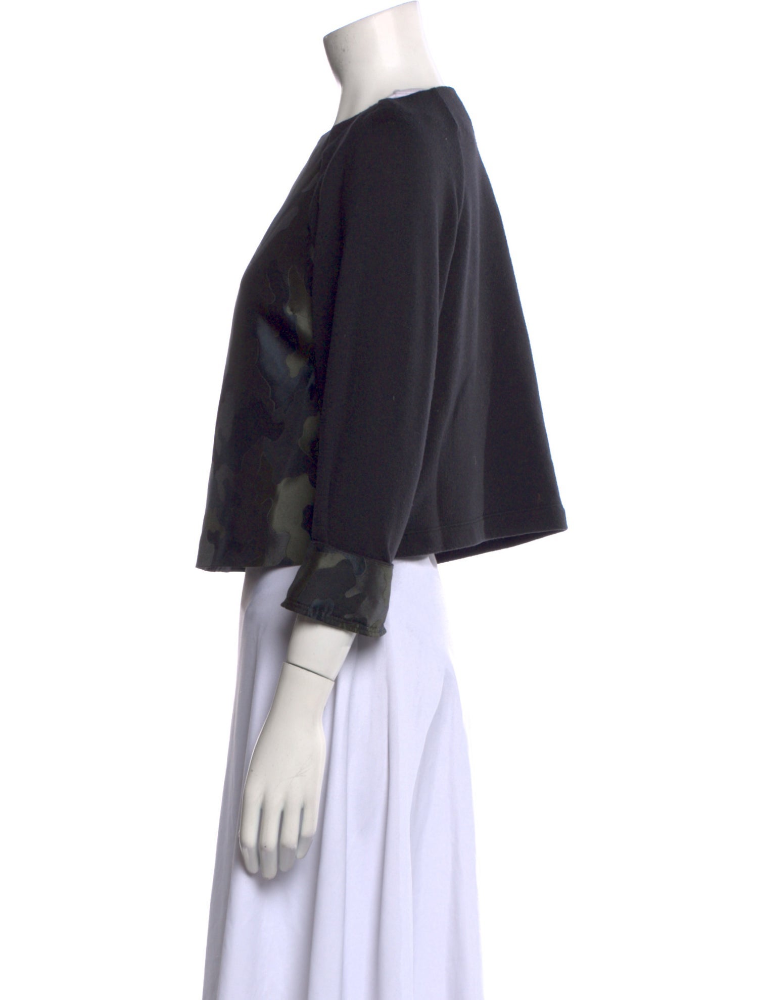 Pinko Bateau Neckline Long Sleeve Top