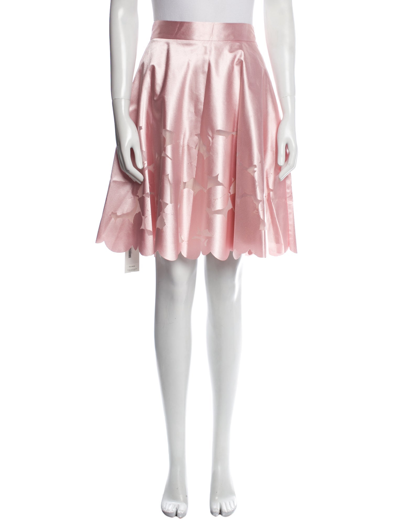 Pinko Scalloped Accent Knee-Length Skirt w/ Tags