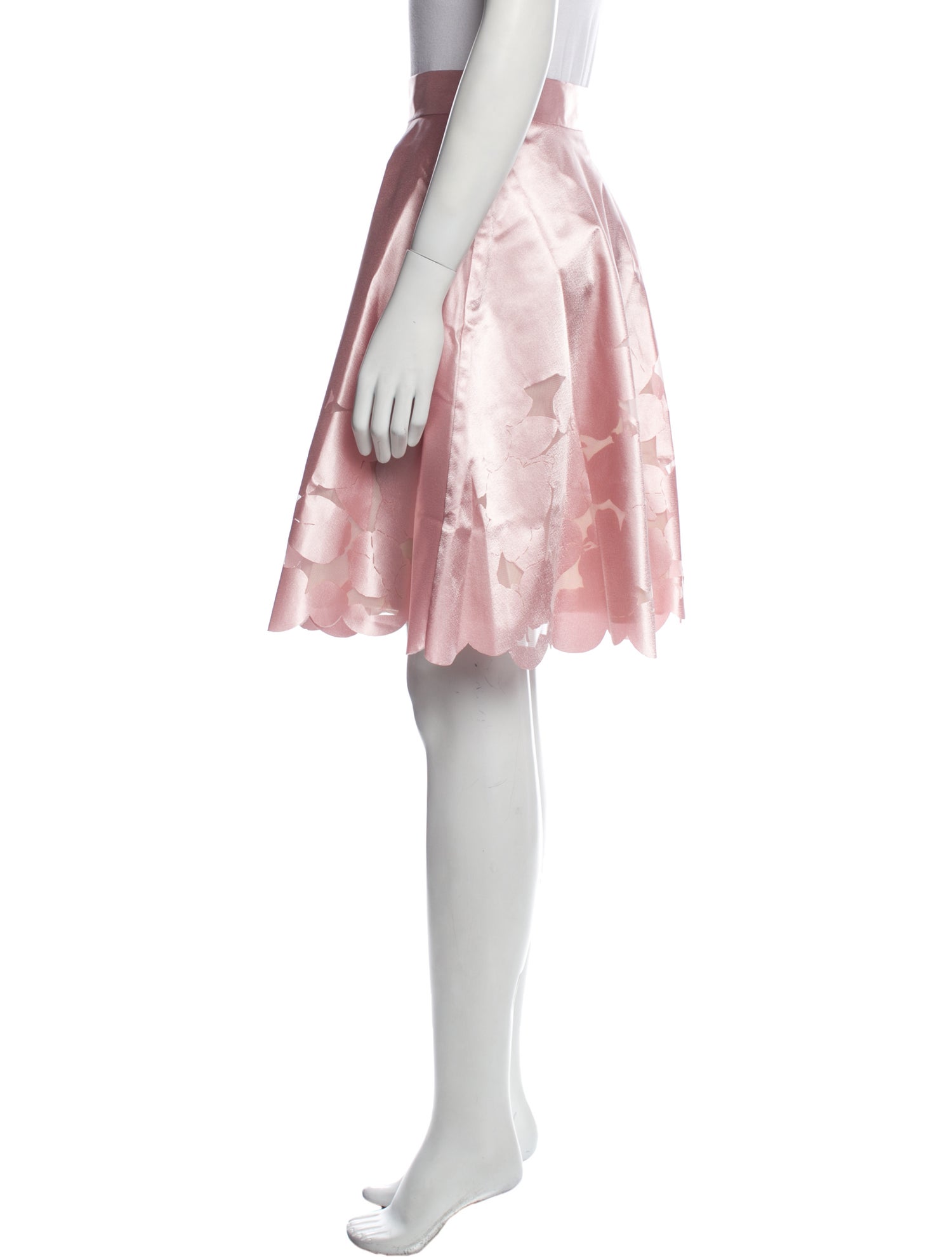 Pinko Scalloped Accent Knee-Length Skirt w/ Tags