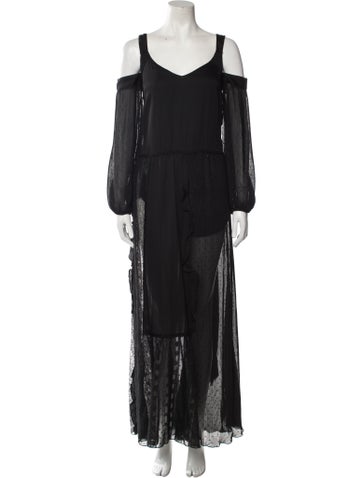 Pinko Dresses V-Neck Long Dress Us2, It38 | XS