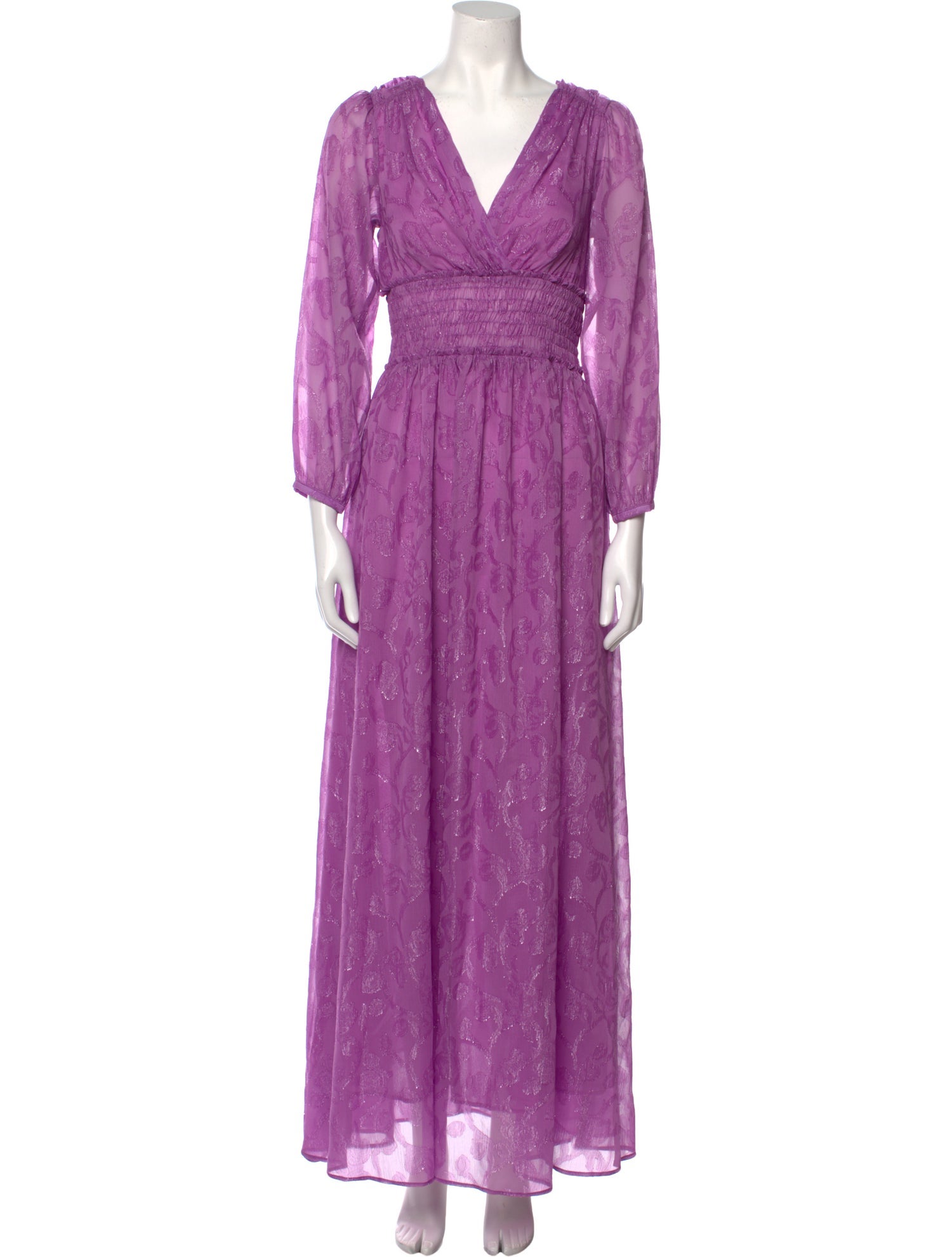 Pinko V-Neck Long Dress w/ Tags