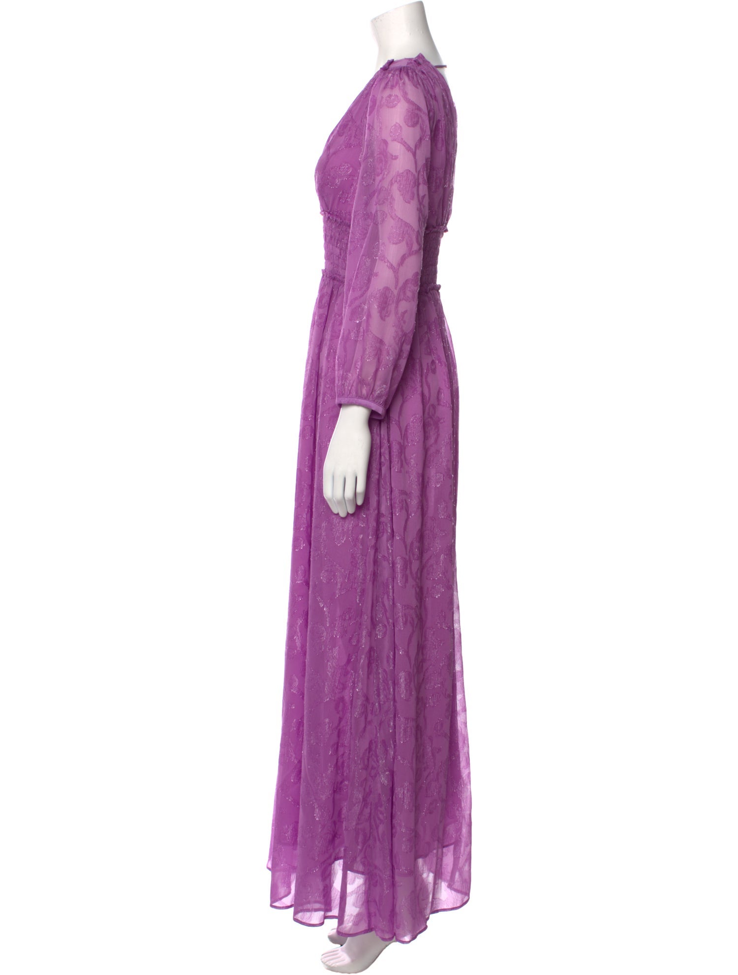 Pinko V-Neck Long Dress w/ Tags