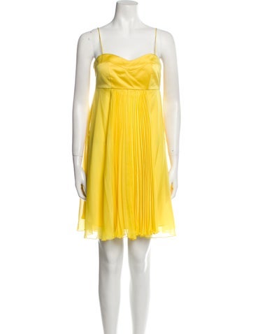 Pinko Dresses Square Neckline Mini Dress Us4, It40 | S