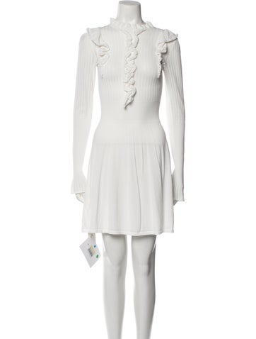 Pinko Dresses Mock Neck Mini Dress S