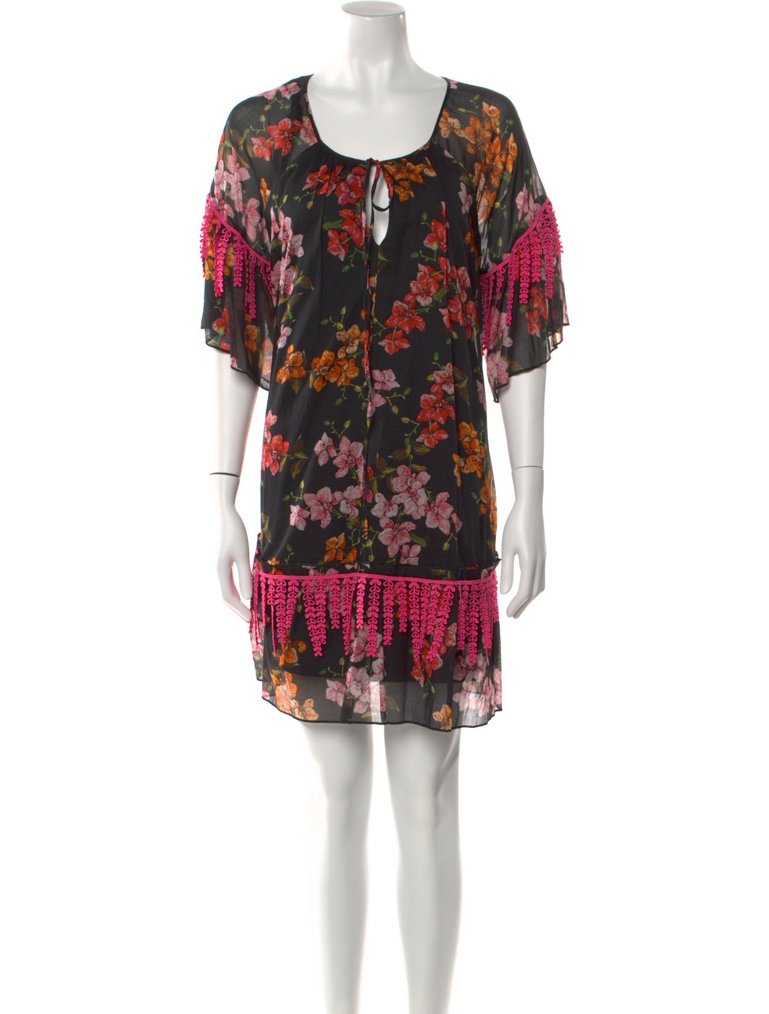 Pinko Floral Print Mini Dress