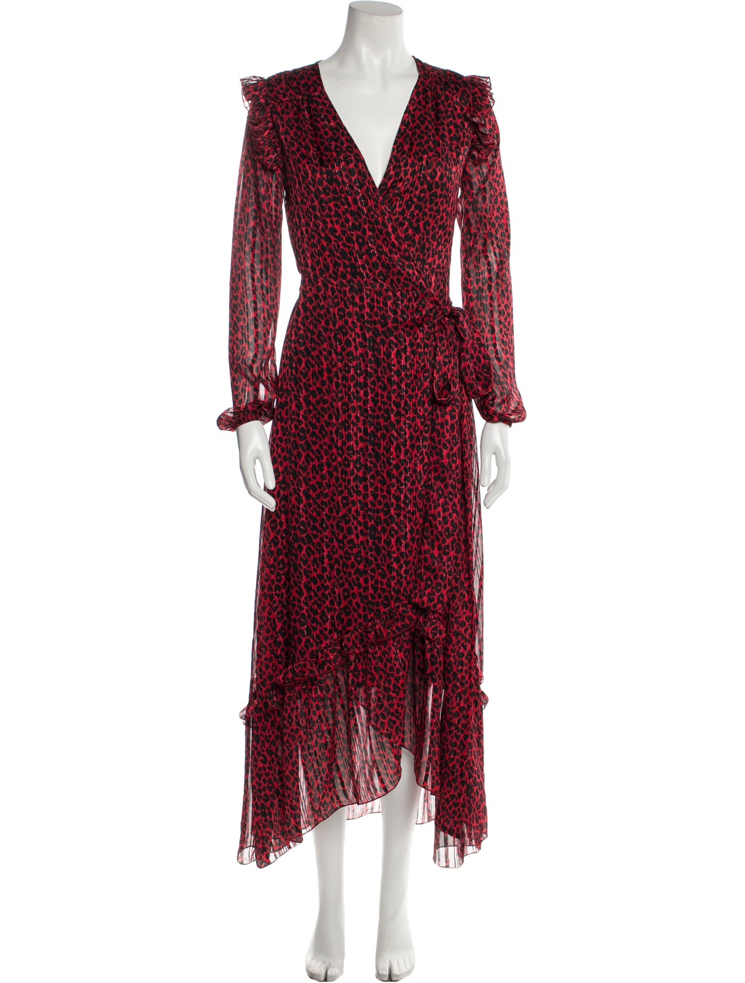 Pinko Animal Print Long Dress