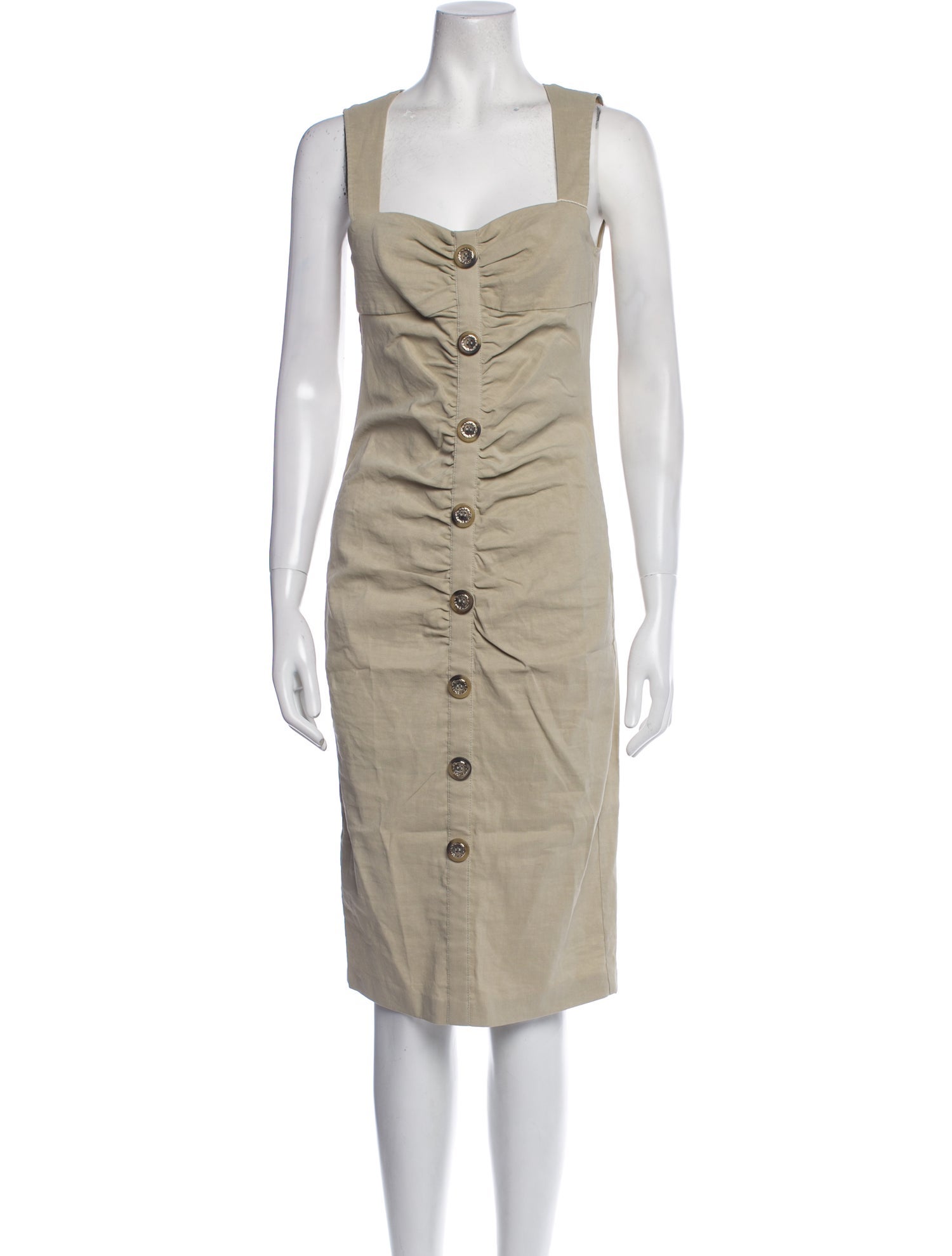 Pinko Square Neckline Midi Length Dress w/ Tags