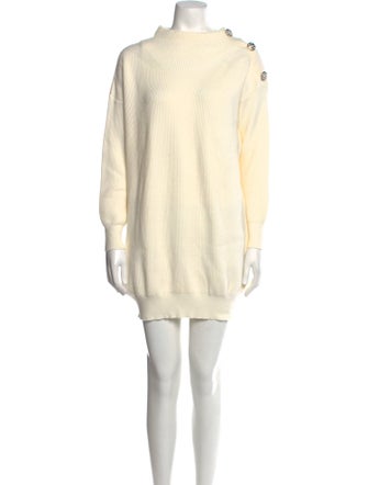 Pinko Mock Neck Mini Dress