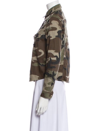 Pinko Camouflage Print Utility Jacket