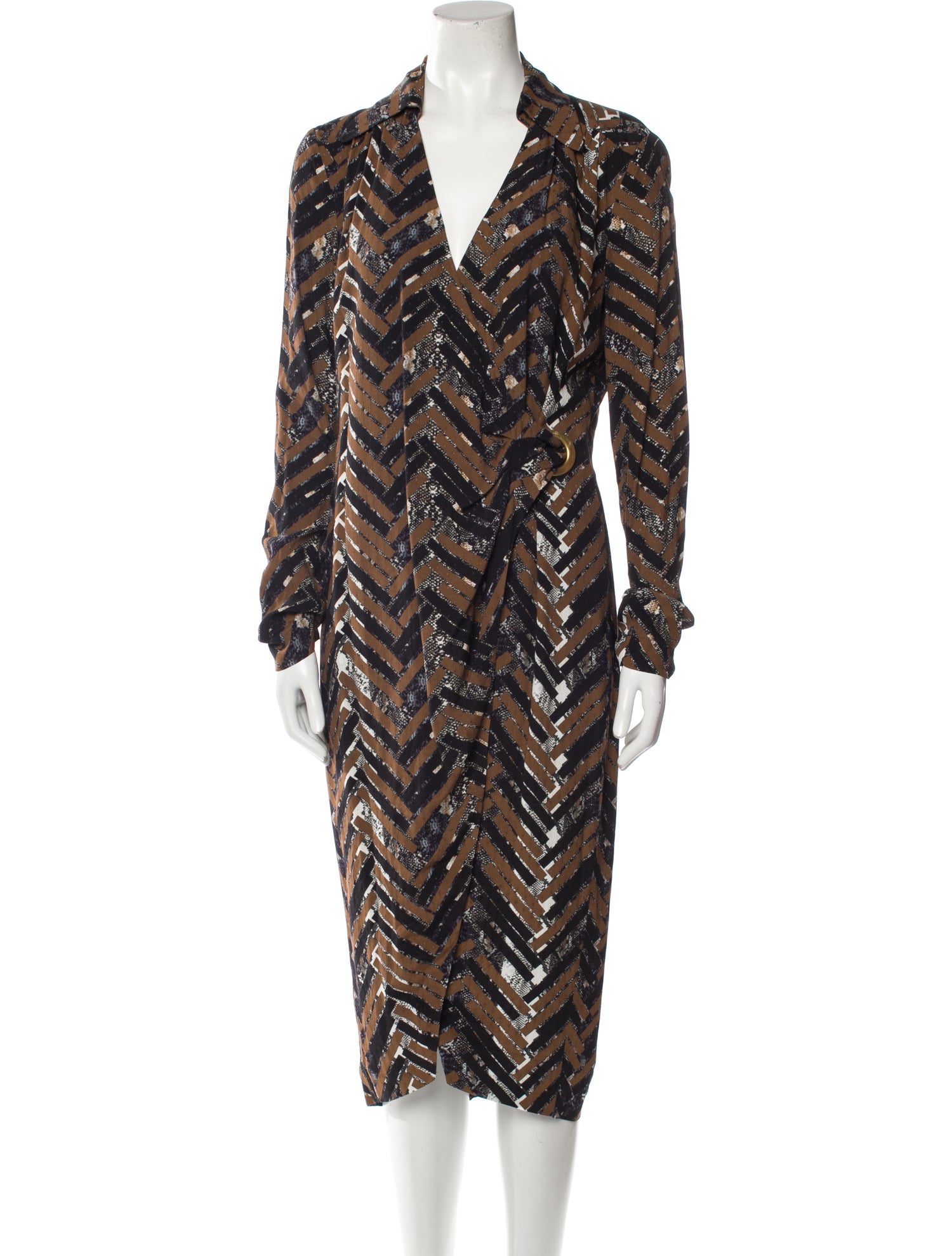 Pinko Printed Long Dress w/ Tags
