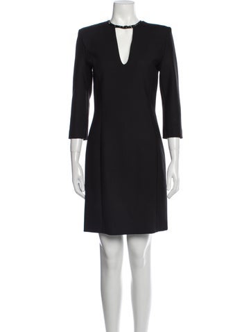 Pinko Dresses Crew Neck Mini Dress Us6, It42 | M