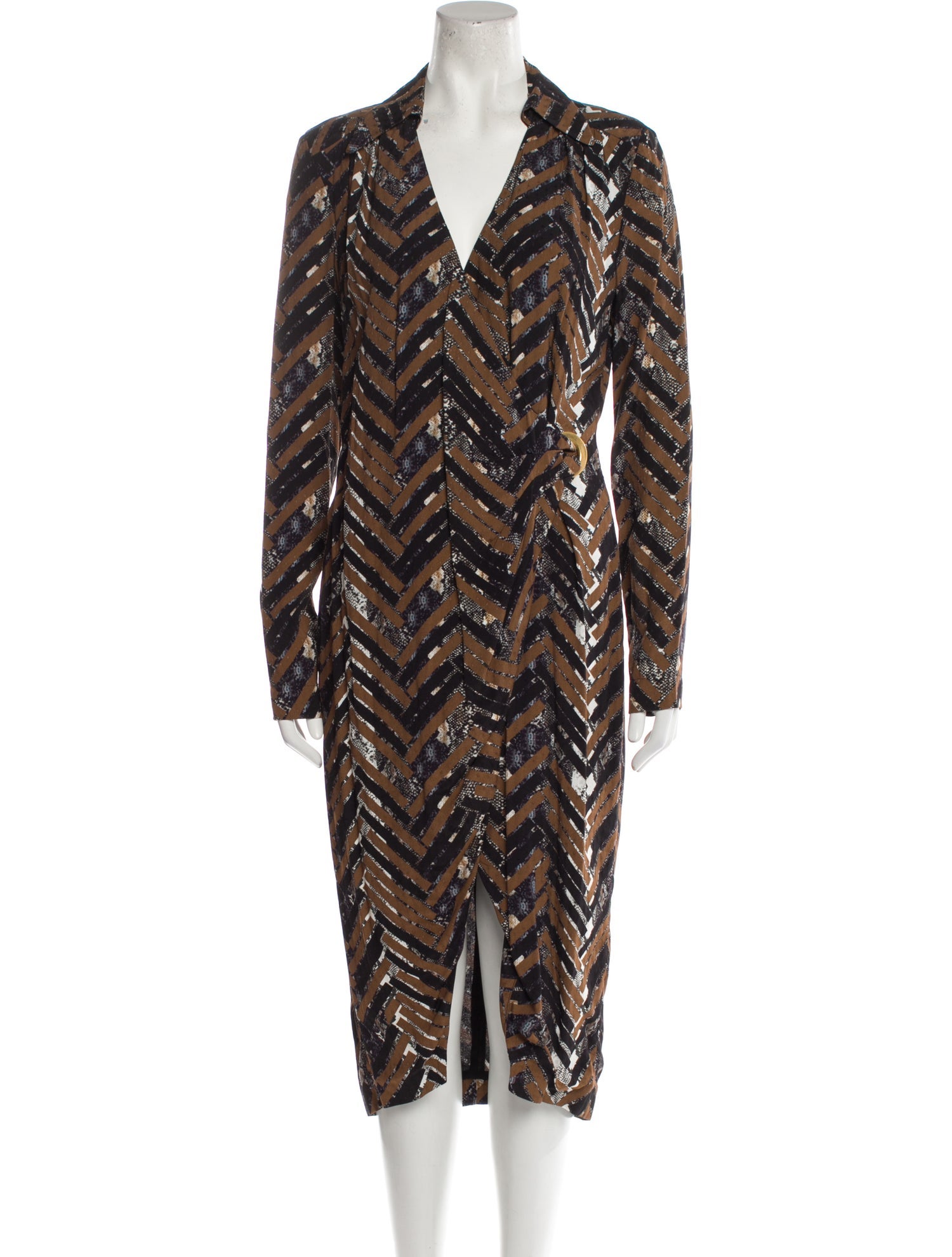 Pinko Printed Midi Length Dress