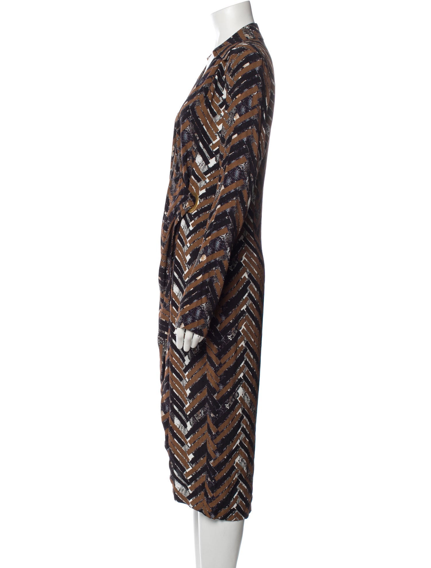 Pinko Printed Midi Length Dress w/ Tags