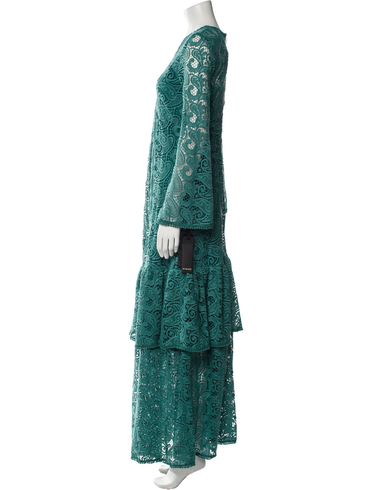 Pinko Lace Pattern Long Dress w/ Tags