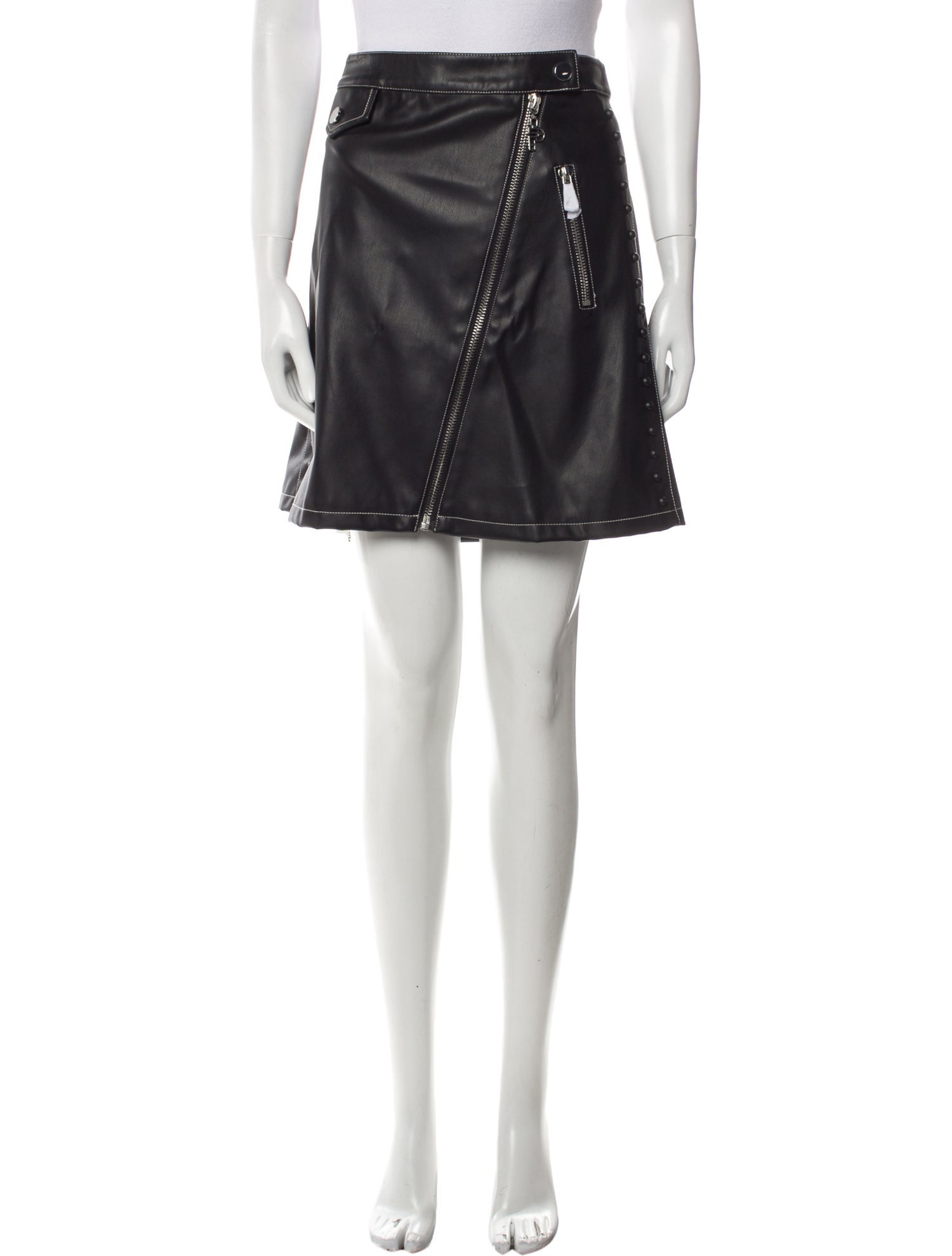 Pinko Studded Accents Mini Skirt w/ Tags