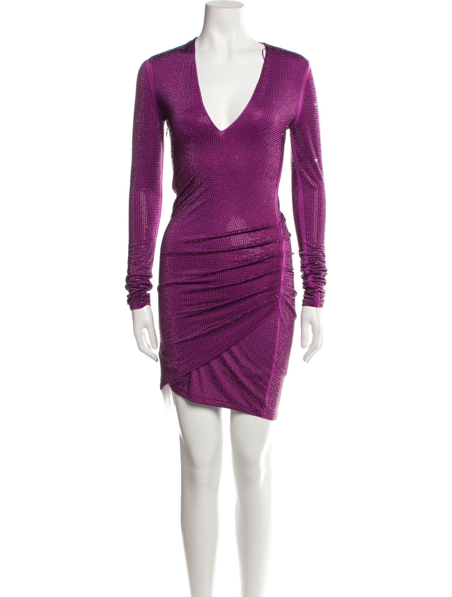 Pinko V-Neck Mini Dress