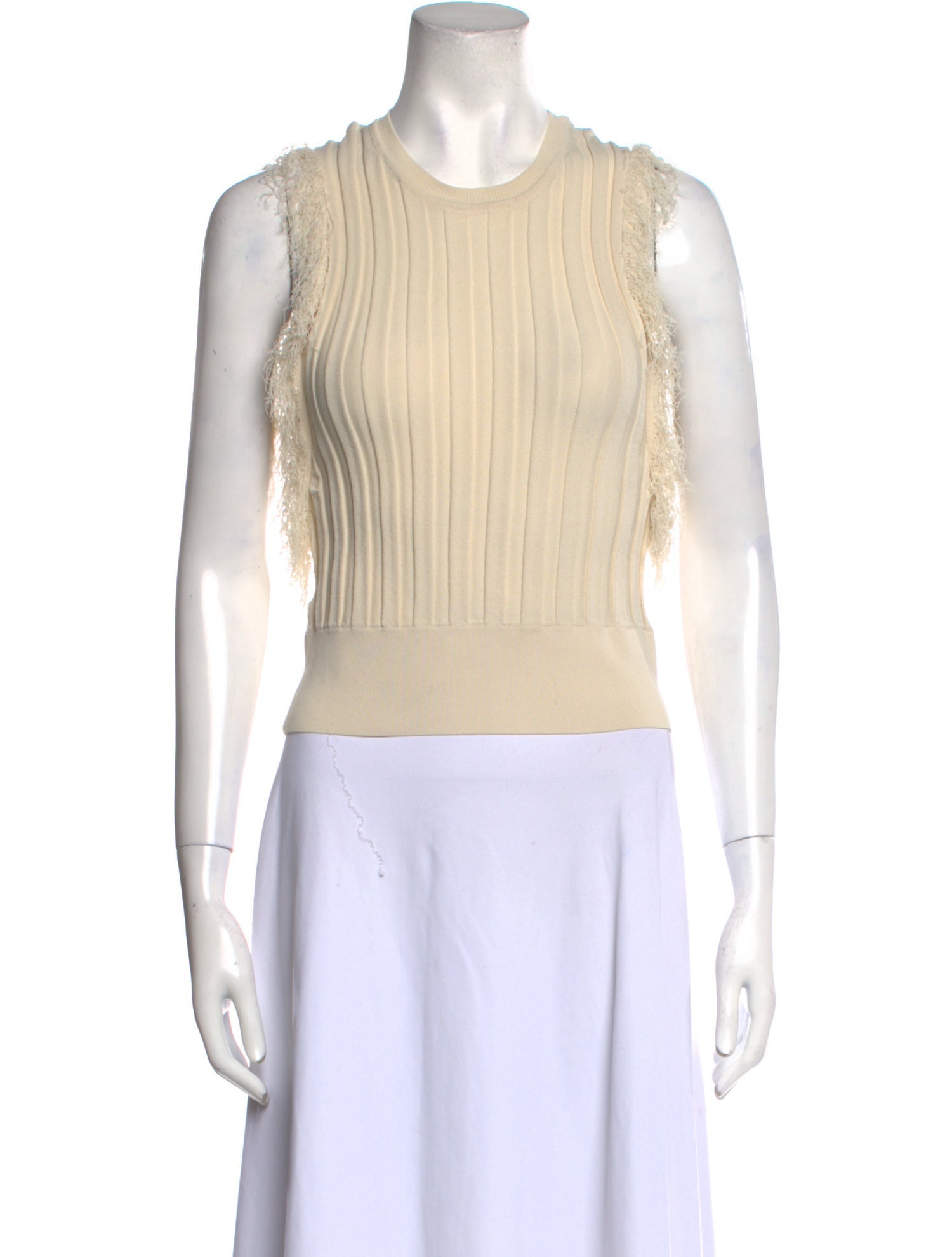 Pinko Crew Neck Sleeveless Crop Top w/ Tags