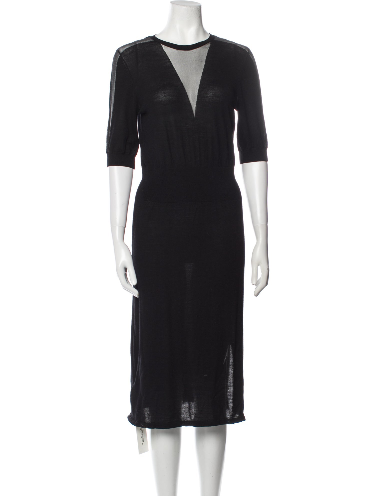 Pinko V-Neck Midi Length Dress w/ Tags