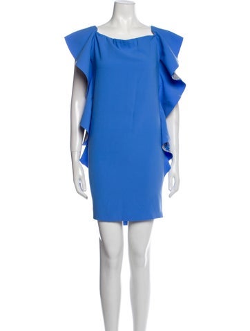 Pinko Dresses Bateau Neckline Mini Dress Us10, It46 | L