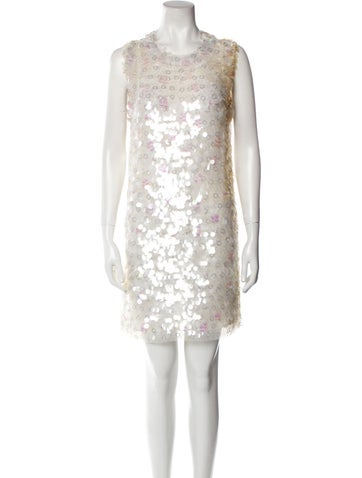 Pinko Dresses Crew Neck Mini Dress Us6, It42 | M