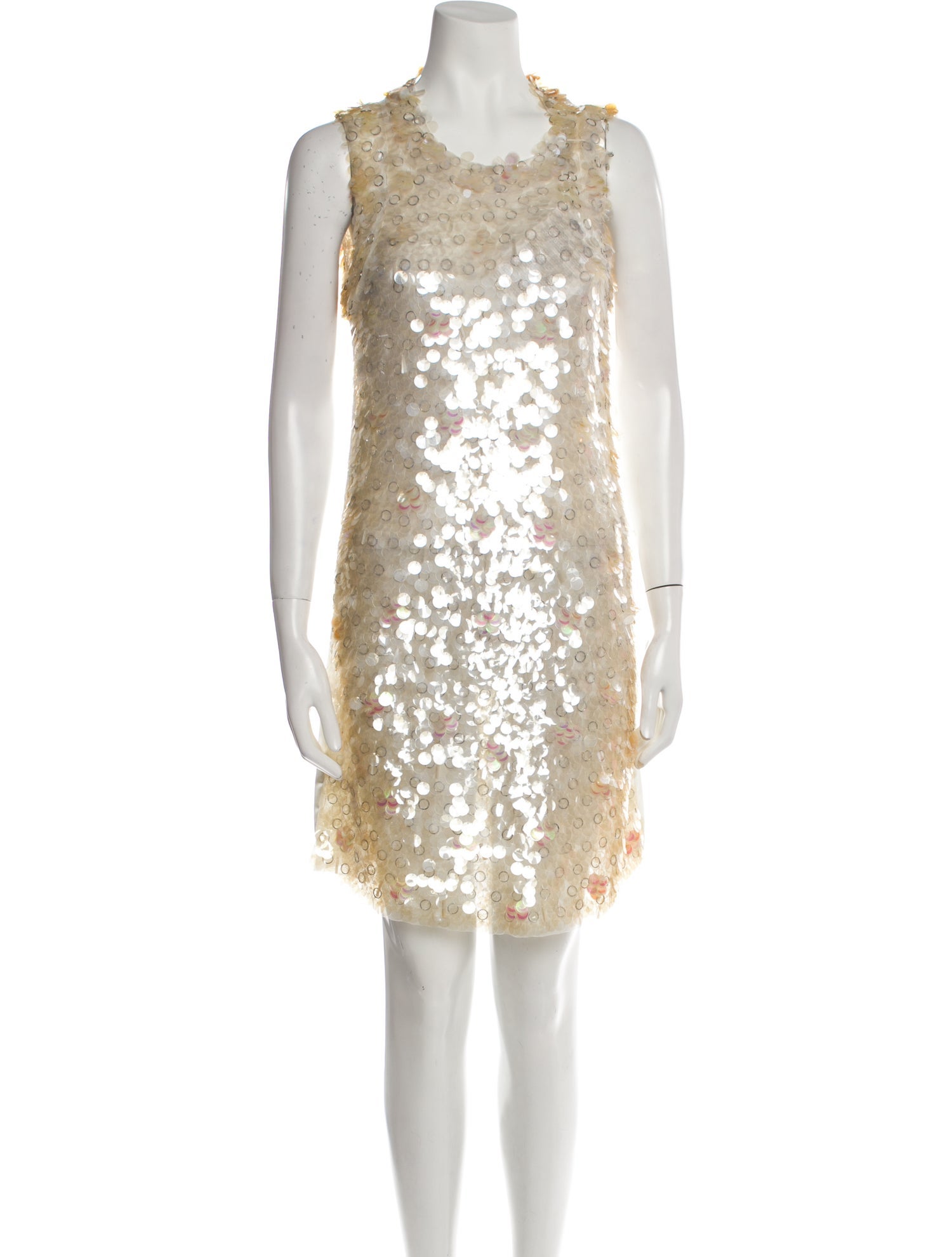 Pinko Scoop Neck Mini Dress