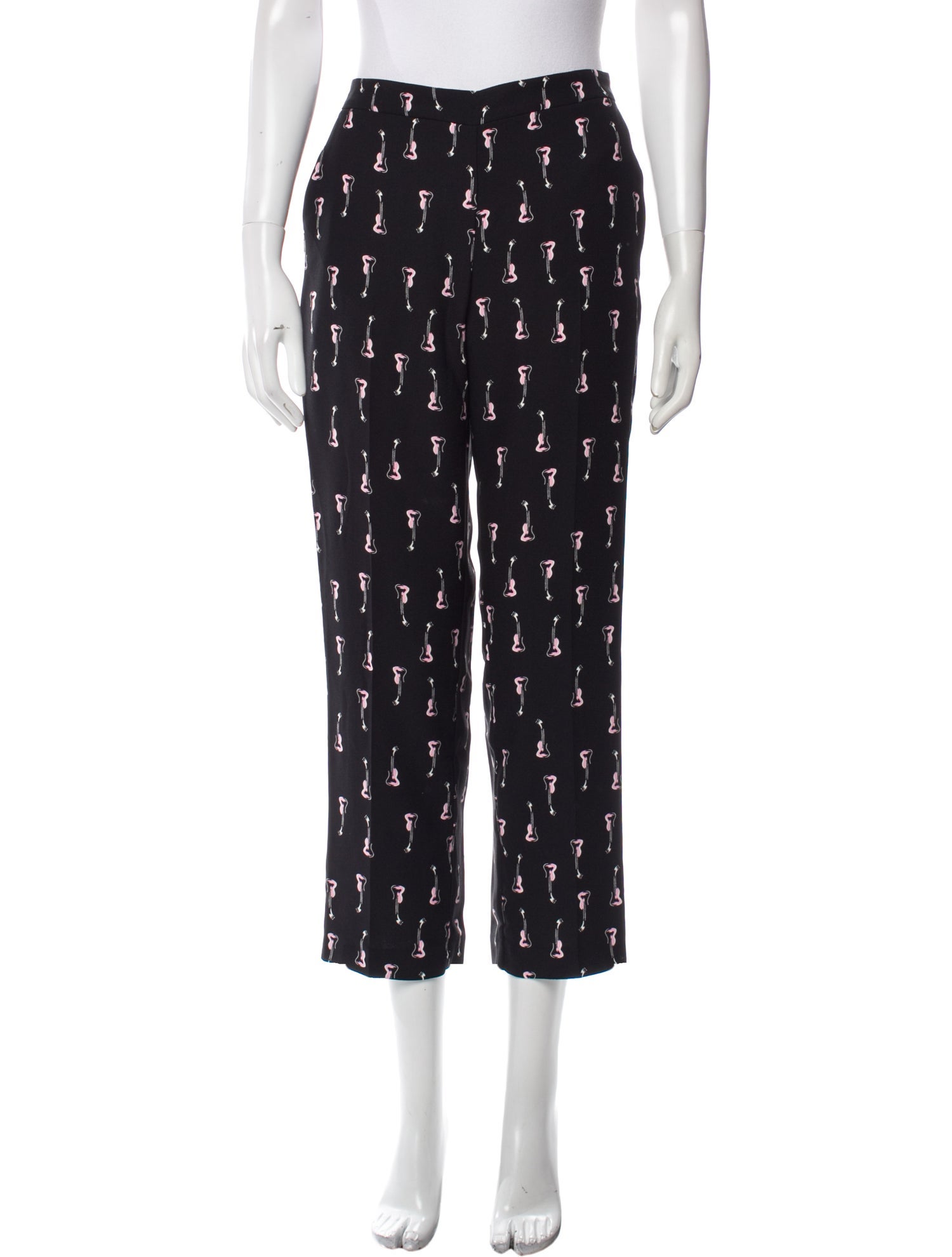 Pinko Printed Straight Leg Pants
