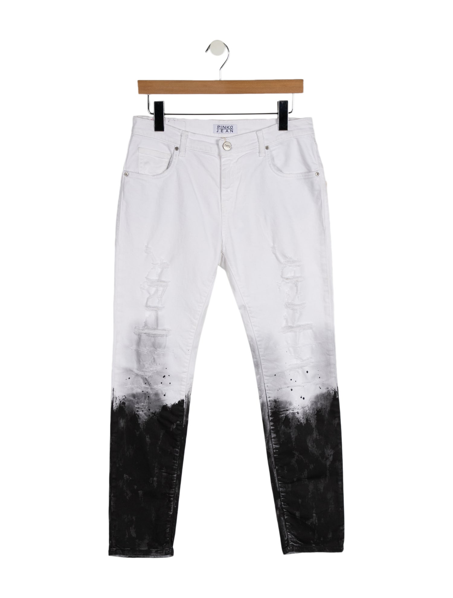 Pinko Mid-Rise Straight Leg Jeans