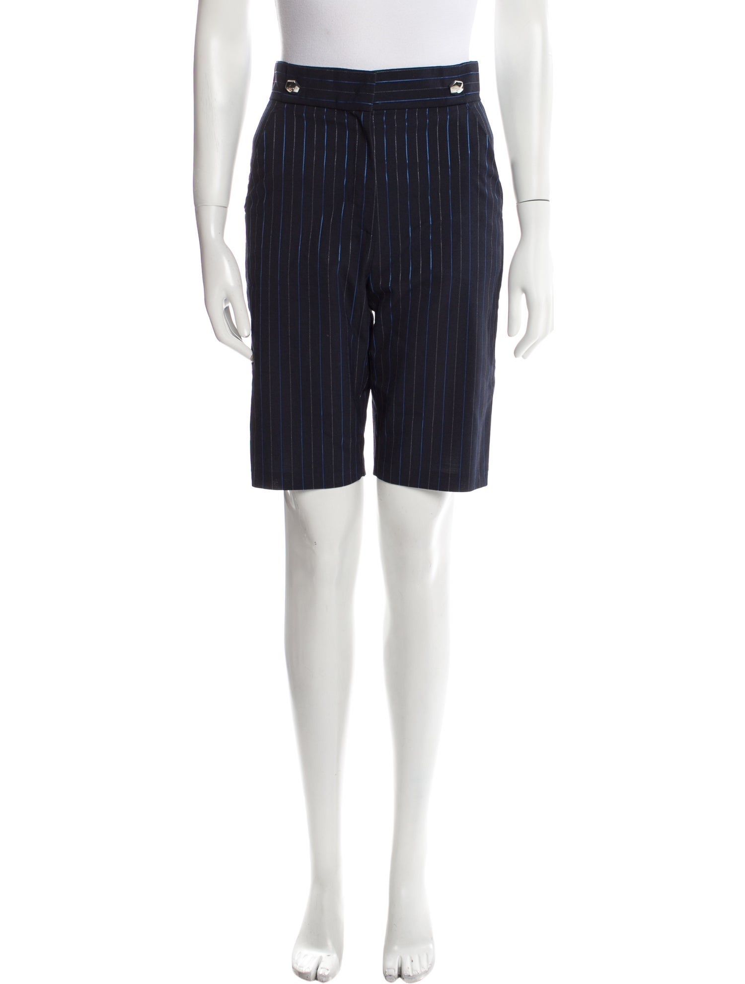 Pinko Striped Knee-Length Shorts