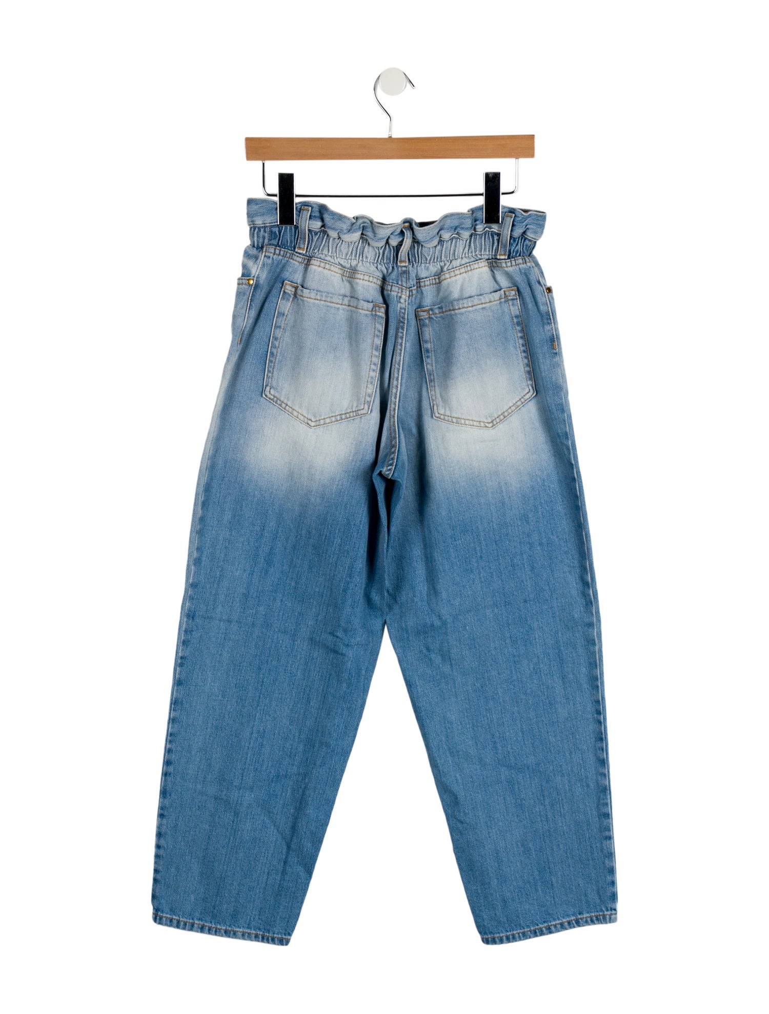 Pinko High-Rise Straight Leg Jeans