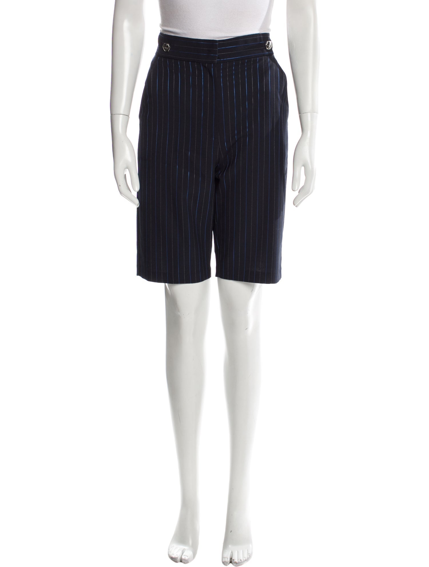 Pinko Striped Knee-Length Shorts