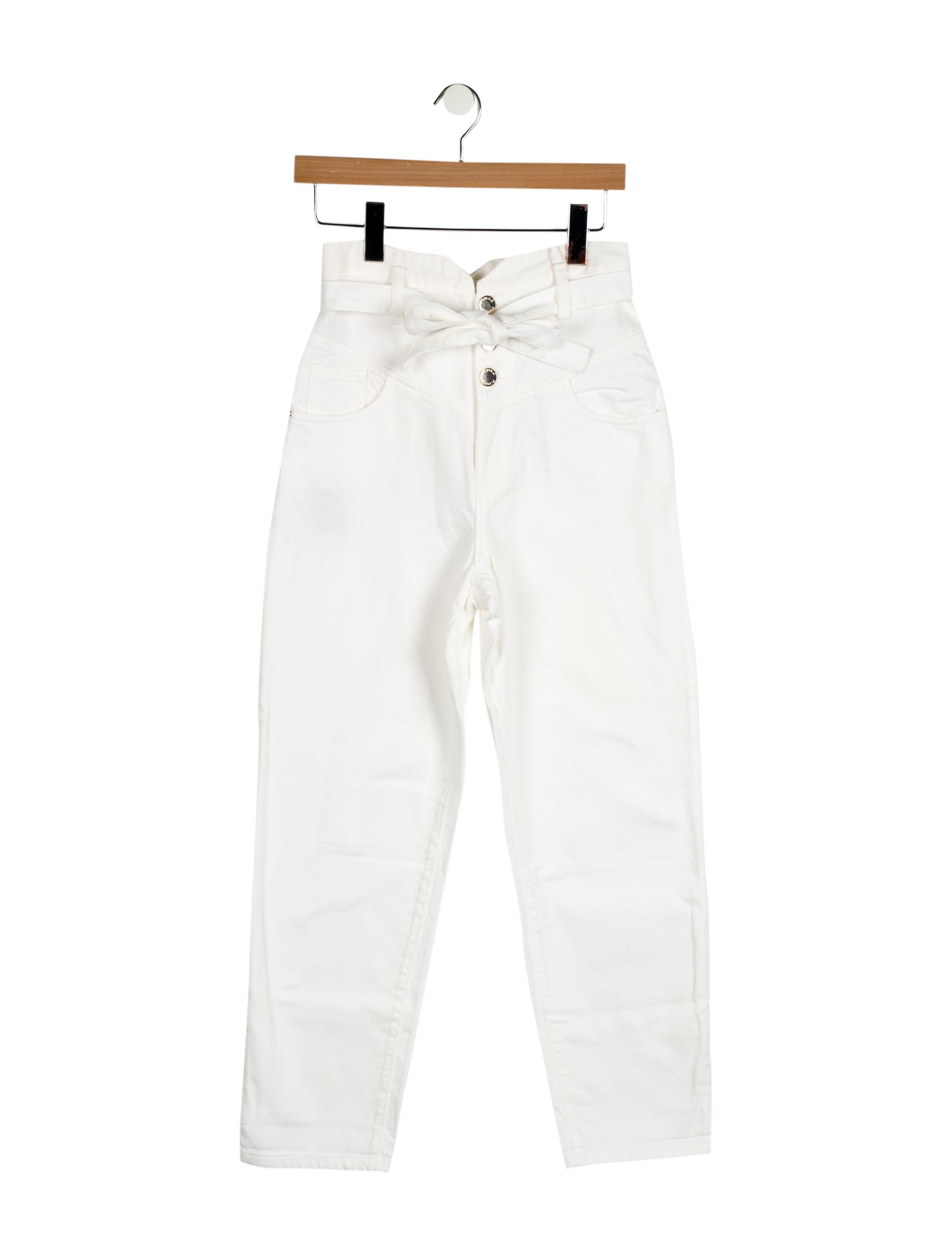 Pinko High-Rise Straight Leg Jeans