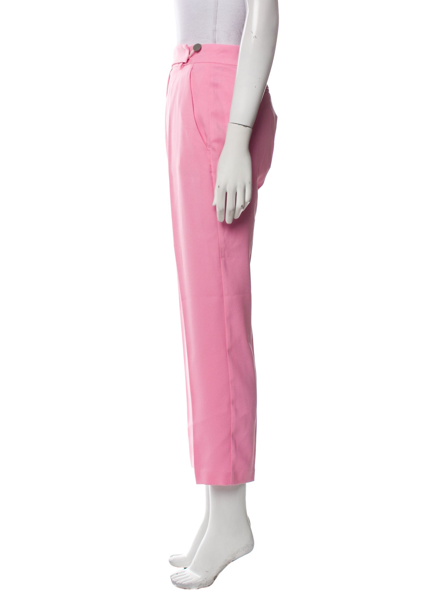 Pinko Straight Leg Pants - Pink, 10