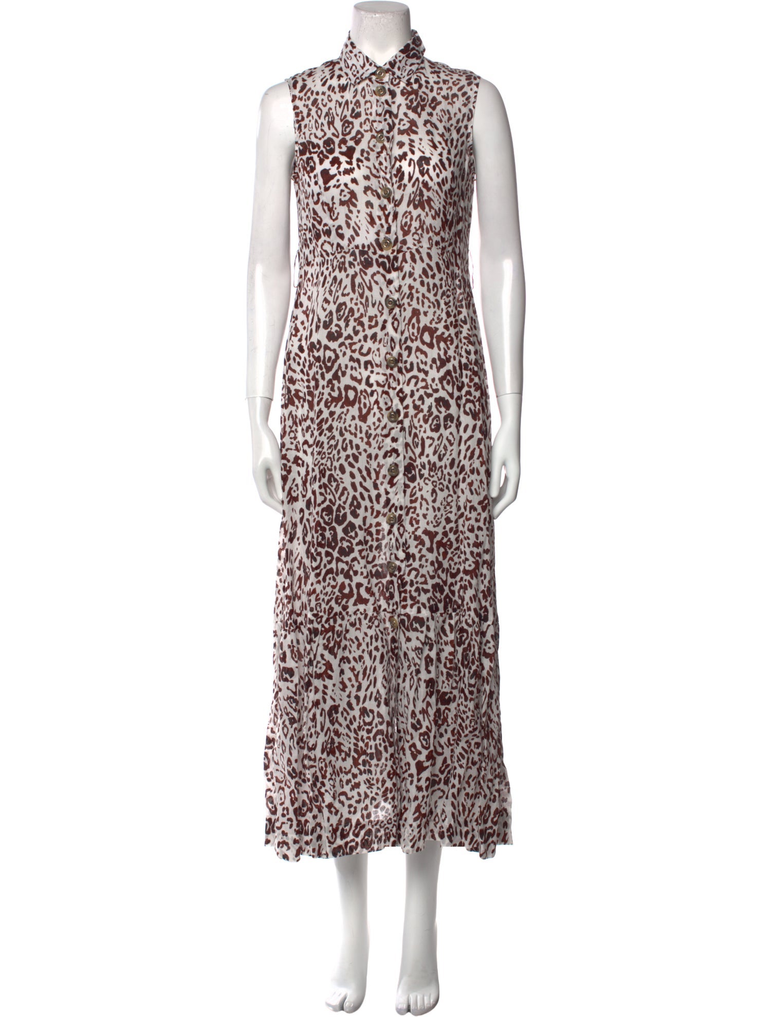Pinko Animal Print Long Dress