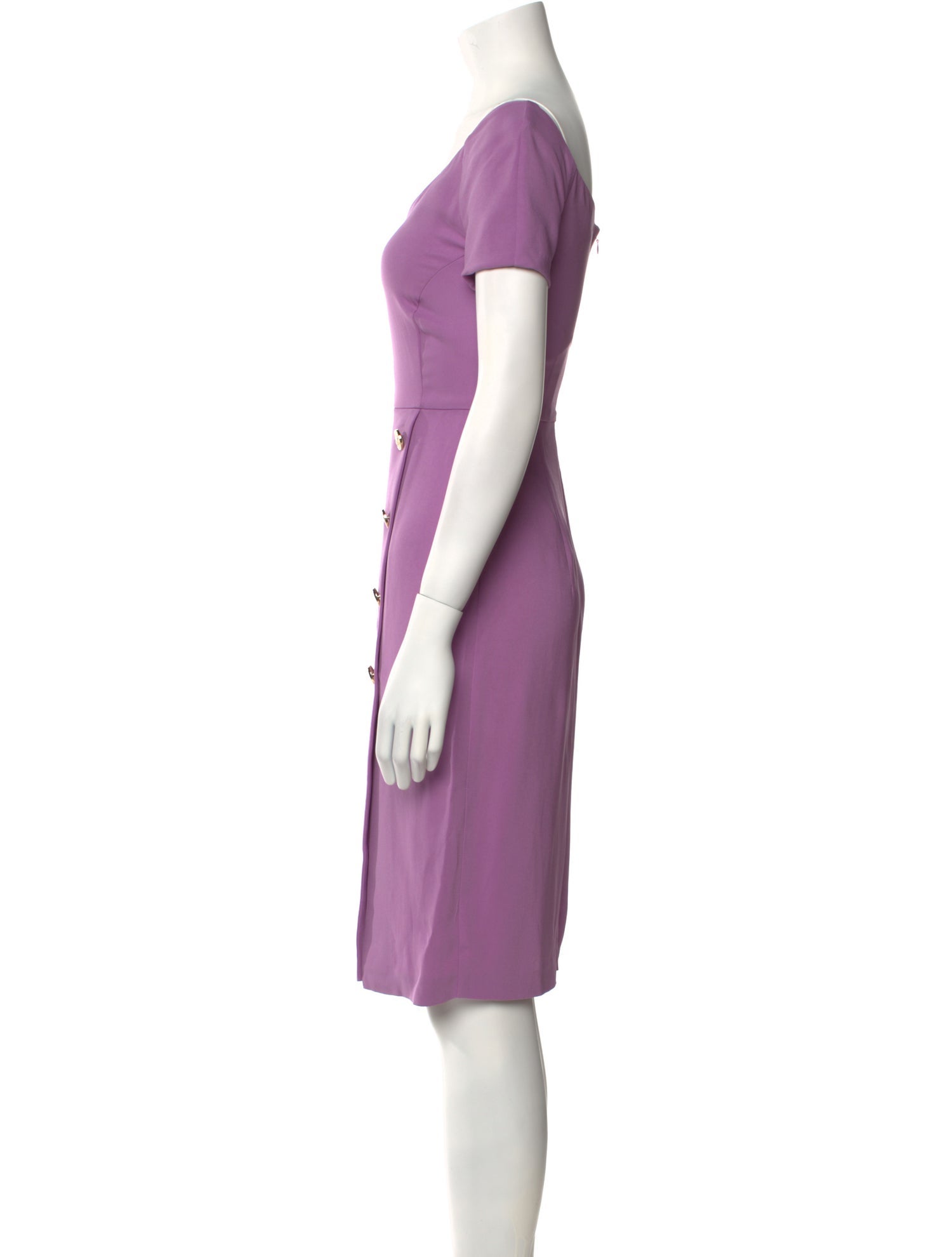 Pinko V-Neck Knee-Length Dress